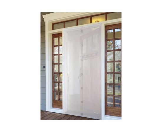 Антимоскитная сетка СИМАЛЕНД 100x210 см, на магнитах, цвет белый 4095250 – изображение 2