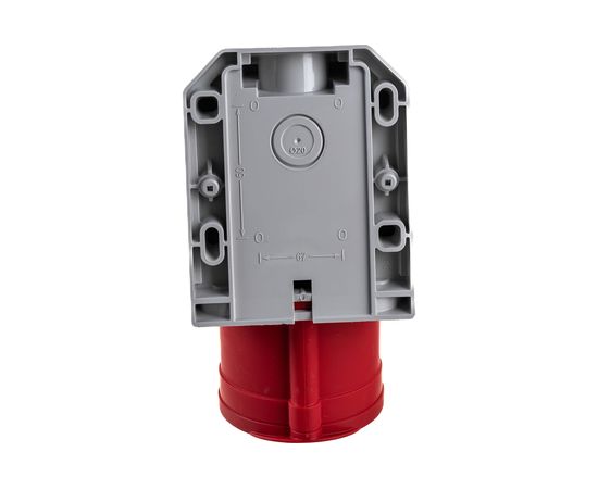 Настенная розетка PCE 32А 400V 3P+N+E IP44 125-6 – изображение 2