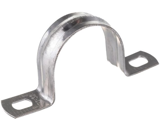 Металлическая двухлапковая скоба FORTISFLEX СМД INOX 31-32 мм 80138 – изображение 2