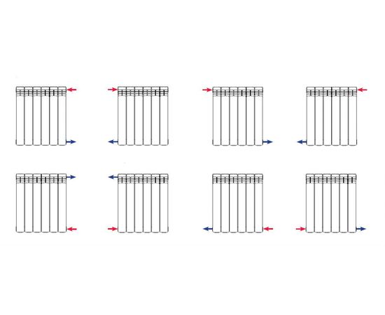 Биметаллический радиатор Royal Thermo BiLiner 500 - 12 секц. – изображение 2