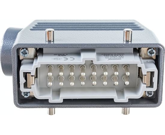 Вилка Emas боковой ввод, 16А, 400В. EBM16FU10 – изображение 3