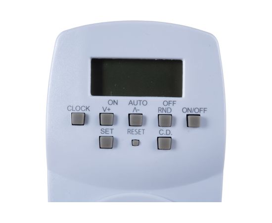 Электронный таймер с розеткой Uniel UST-E20 WHITE UL-00003766 – изображение 3