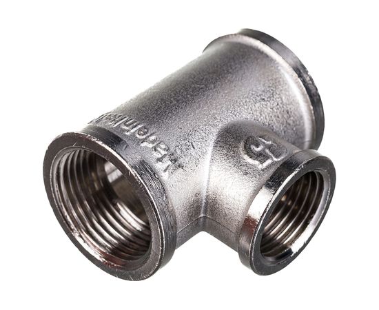 Переходной никелированный тройник STOUT ВВ 3/4X1/2X3/4 RG008Q0QTEIEBL – изображение 3