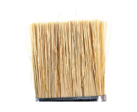 Плоская кисть, 36 мм натуральная щетина, деревянная ручка СИБРТЕХ 82262 – изображение 3