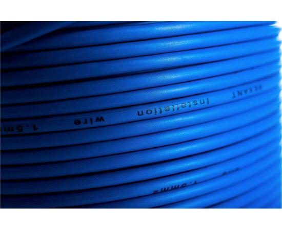 Провод ПГВА REXANT 1х1.50 кв.мм, синий, бухта 100 м 01-6535 – изображение 4