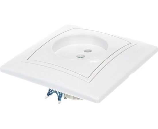 Розетка LEZARD MIRA б/ з керамика белый с белой вставкой 701-0202-121 – изображение 4