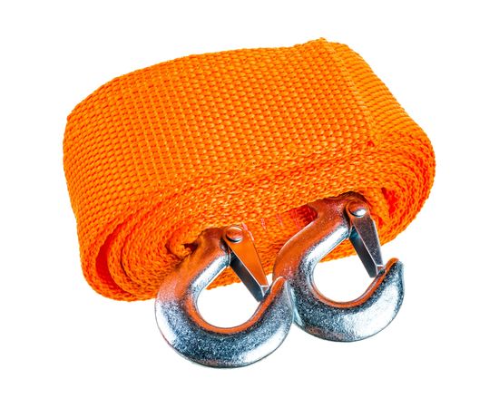 Буксировочный трос TOPAUTO РОСТРОС 10 т 2 крюка, 4 метра, сумка 18744 – изображение 4