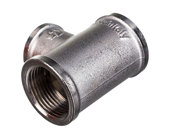 Переходной никелированный тройник STOUT ВВ 3/4X1/2X3/4 RG008Q0QTEIEBL – изображение 4