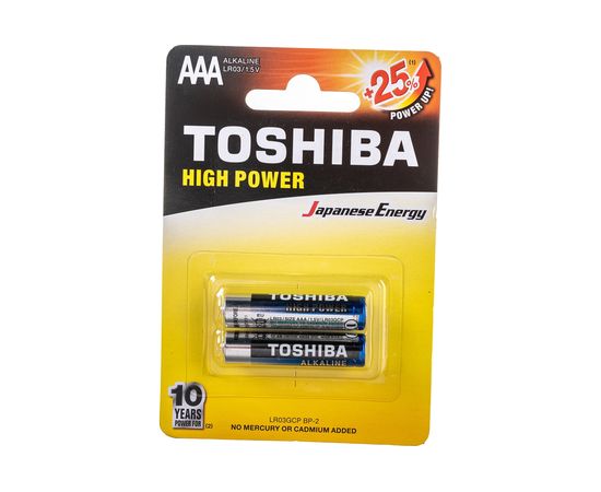 Алкалиновый элемент питания Toshiba LR03 4452 – изображение 4