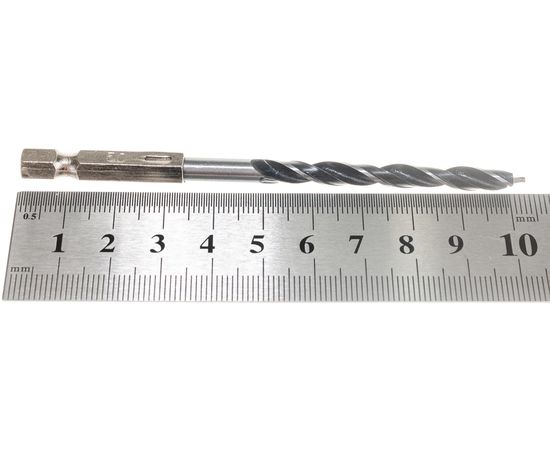 Сверло (5х106 мм) для дерева шестигранный хвостовик СПЕЦ 0312003 – изображение 4