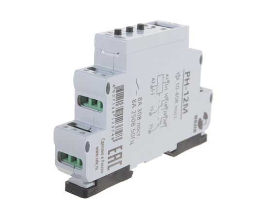 Реле контроля напряжения Реле и Автоматика, РН-12М 10-40В пост., 1-90мин A8223-34123748 – изображение 7