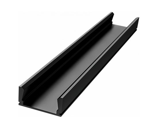 П-образный накладной алюминиевый профиль Apeyron для LED ленты черный, 15,2х6мм / 08-01-Ч – изображение 10
