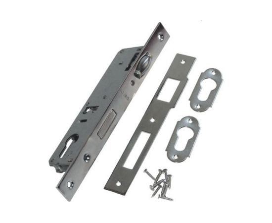 Замок дверной врезной ANBO м/о 85 мм, пл.23 мм, д/м 20 мм с роликовой защелкой l4374 