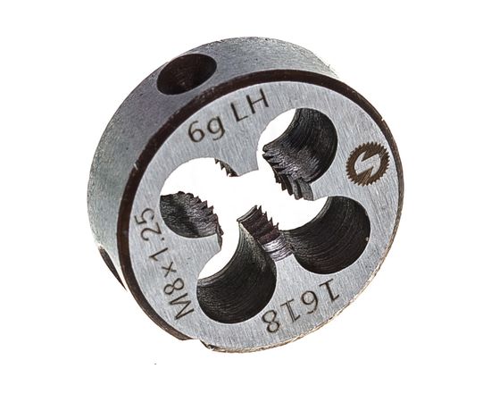 Плашка ИНСТУЛС М. 8.0х1.25х25х9 9SiCr 6g DIN223 левая 00001178585 