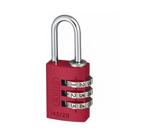 Навесной замок кодовый ABUS 145/20 RED (красный) B/SDKNFINPLCZHRUS 64925 