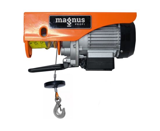Стационарная мини электрическая таль Magnus Profi MEH, 125/250 кг, 6/12 м, 220В SZ060144 
