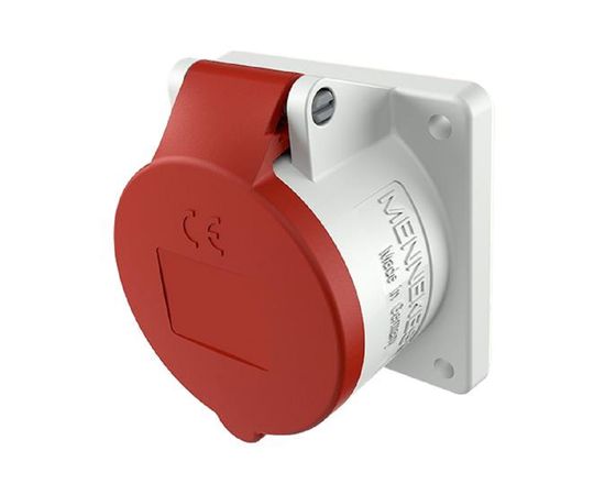 Встраиваемая панельная розетка Mennekes 16А 380V 3P+N+E IP44 1385 