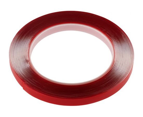 Двухсторонняя клейкая лента REXANT прозрачный, на акриловой основе, 9 мм, ролик 5 м 09-6509 