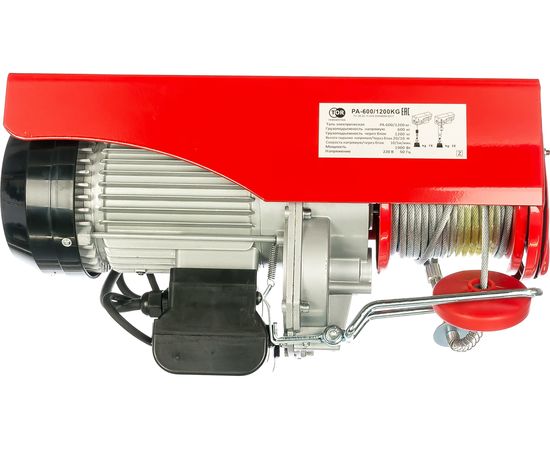 Электрическая таль TOR PA-600/1200 20/10 м 1101201 