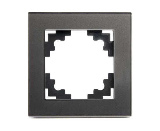 1-местная рамка STEKKER серия Катрин, GFR00-7001-06, графит 39539 