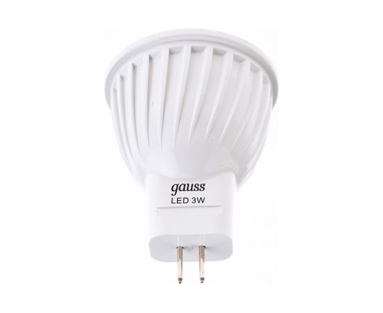 Лампа GAUSS MR11 3W 300lm 6500K GU4 LED 1/10/100 132517303 