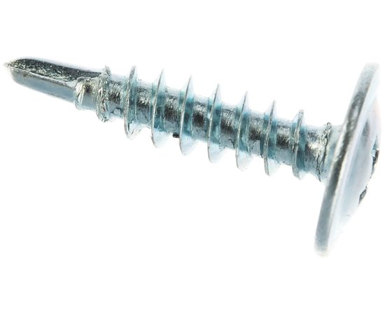 Саморез Стройметиз 4,2х19 металл-металл с прессшайбой, сверло, цинк уп. 200 шт. 2060074 