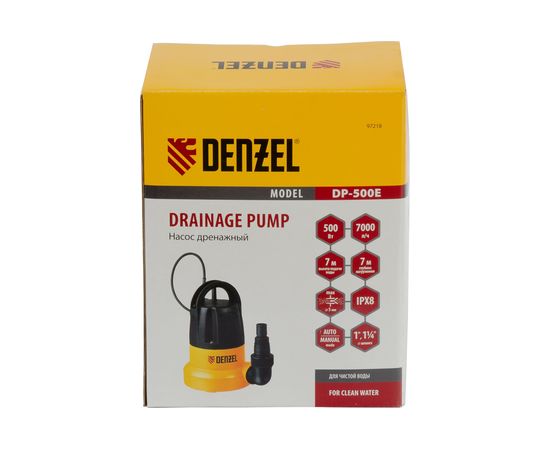 Дренажный насос DENZEL DP500E 97218 – изображение 11