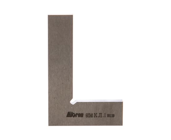 Поверочный угольник Micron УП- 60х 40, класс 1 МИК 77922 – изображение 2