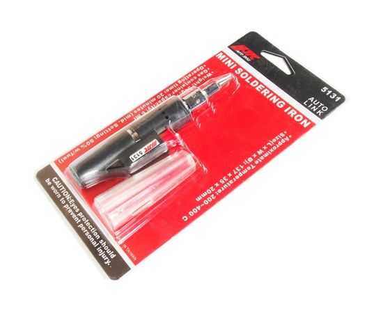 Мини-паяльник 137х35х20 раб. темп. 200-400С газовый контейнер 6мл JTC-5131 – изображение 2