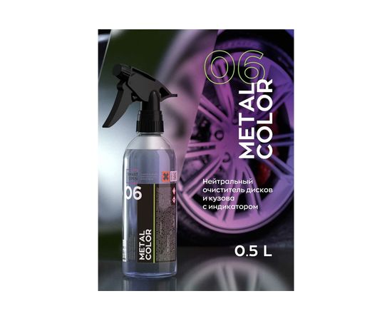 Нейтральный очиститель дисков и кузова с индикатором Smart Open METAL COLOR 06 0,5л 150605 – изображение 2