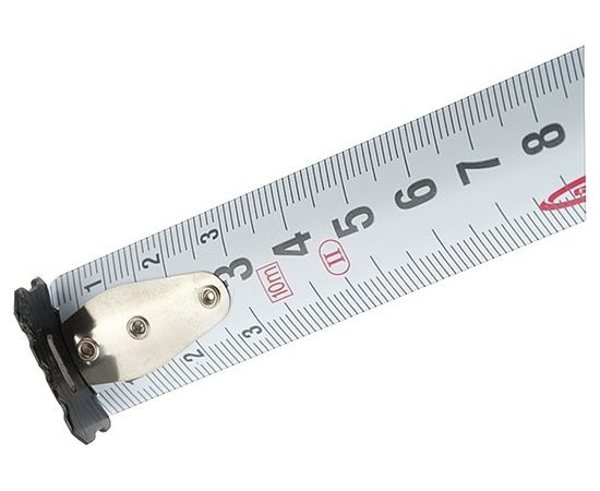 Рулетка Doppelhaken 10мx25мм, двухсторонний зацеп, нейлон, двуст.шкала GROSS 31126 – изображение 2