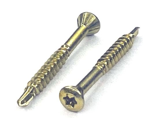 Шуруп для полов и паркета Rusconnect CFB 0320 3,2х20 1000 шт. Желтый цинк 380320 – изображение 2