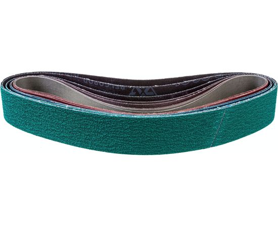 Комплект лент шлифовальных (10 шт; 915х50 мм; P40-P800) Мосгриндер БАЗ-9151010 – изображение 2