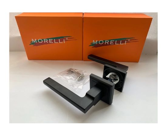 Дверная ручка MORELLI Pants цвет-черный MH-35 BL-S 9011410 – изображение 2
