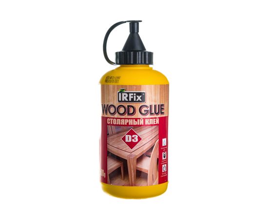 Столярный клей IRFIX WOOD GLUE D3 молочный 500 гр 20075 – изображение 3
