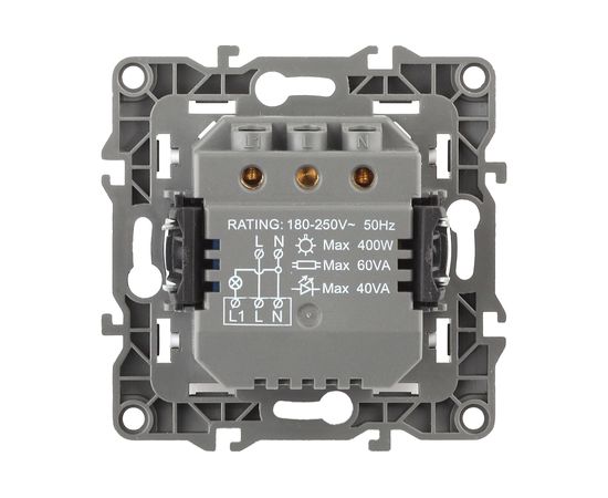 3-проводной датчик движения ЭРА 12-4104-02 180-240В, 400Вт, IP20, слоновая кость Б0031262 – изображение 4