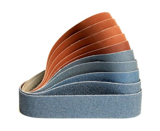 Комплект лент шлифовальных (10 шт; 915х50 мм; P40-P800) Мосгриндер БАЗ-9151010 – изображение 6