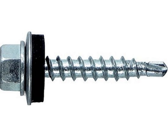 Кровельный саморез с шайбой Kenner цинк EPDM 4,8х70 100шт ск4870ф 