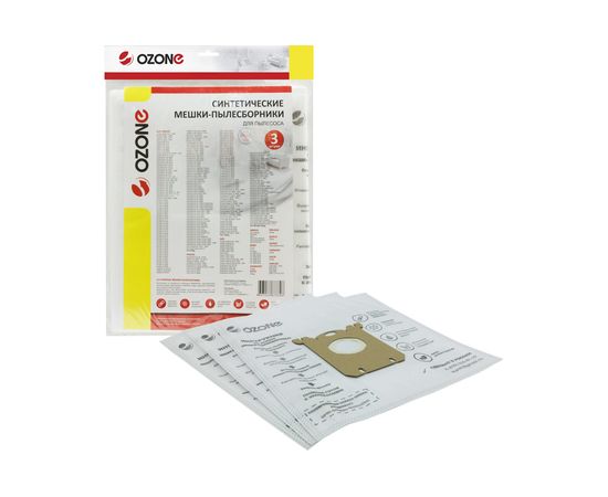 Мешки-пылесборники для пылесосов ELECTROLUX, PHILIPS (3 шт.) OZONE SE-02 