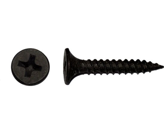 Саморез КРЕП-КОМП черный, универсал., 3,5х45, 50 шт. чм45мф 