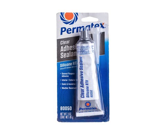 Клей-герметик PERMATEX RTV силиконовый/прозрачный/тюбик 85г 80050 