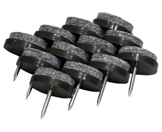 Протекторы для мебели Vortex войлок на гвоздях 26013 