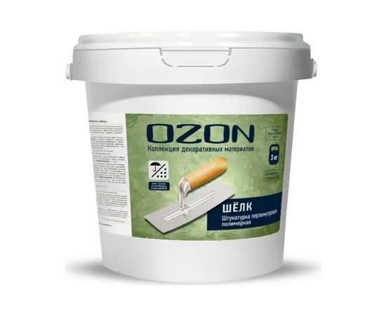 Штукатурка декоративная полимерная Шелк 3 кг OZON ШЛК-3 