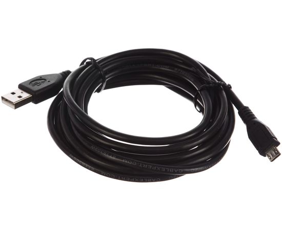 Кабель Cablexpert Pro USB 2.0 AM/micro BM 5P, 3м, экран, черный, пакет CCP-mUSB2-AMBM-10 