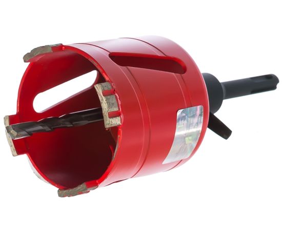 Коронка алмазная с переходником М16-SDS+ (72х70 мм) по бетону DIAM 311102 – изображение 2