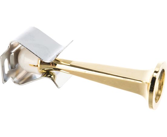 Настенный дверной ограничитель с фиксатором RENZ латунь блестящая, 1 шт. INDS 76 PB – изображение 2