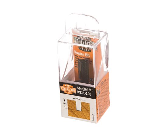 Фреза концевая пазовая Contractor (10x20x48 мм; Z=2) CMT K911-100 – изображение 2