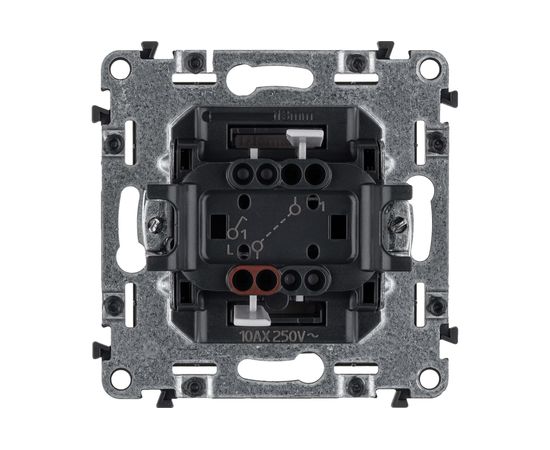 Механизм выключателя Legrand 1-кл. СП Valena Allure 10А IP20 250В 10АХ Leg 752701 1180953 – изображение 2