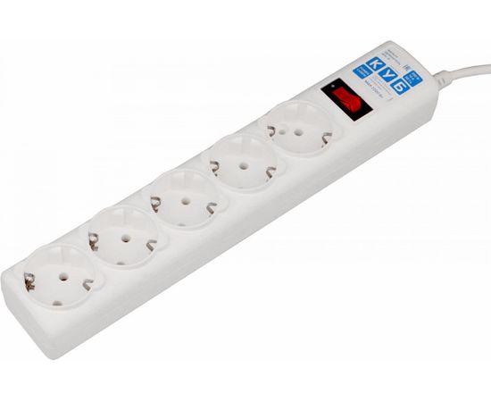 Фильтр-удлинитель B 1.9м 5роз. белый Power Cube SPG-B-6-WHITE – изображение 2