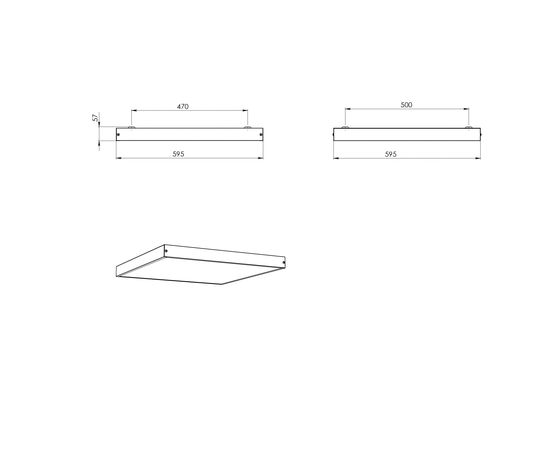 Светодиодный светильник Delta-Svet DL78-08-595х595 6000123 – изображение 2